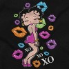 Betty Boop Colorful Kissing Lips Womens Graphic T Shirt Tees Brisco Brands - 2 of 4