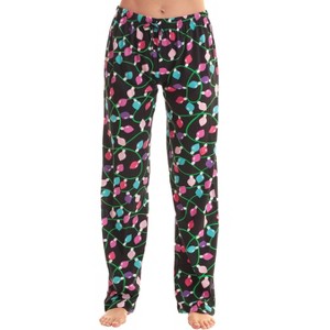 Just Love Womens Christmas Print Knit Jersey Pajama Pants - Winter Cotton PJs - 1 of 3