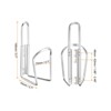 Unique Bargains Aluminum Universal Bicycle Water Bottle Cage 5.7" with Screws and Wrenches - 2 of 4