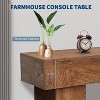 63 Inch Wood Console Table for Entryway, Rectangular Sofa Table Behind The Couch, Modern Farmhouse Console Tables for Entrance, Hallway, Living Room - 3 of 4