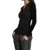 Women's Skinny Rib Vee Pullover - LABEL+thread - image 4 of 4