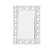 Airsurfer 24" x 36'' Modern Mirror Wall Hollow Square Hanging Decorative Mirror For Bathroom Living Room Entrance - 3 of 4
