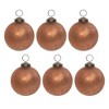 Bronze Soda Lime Glass Ball Ornament (Set of 6) - 2 of 2