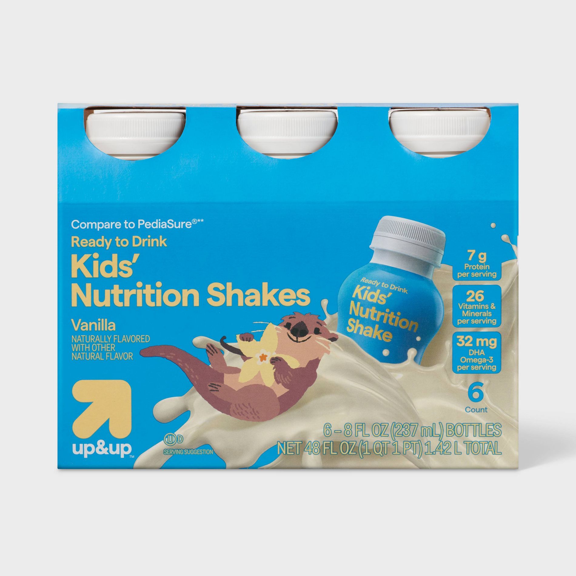 Kids' Vanilla Nutritional Pediatric Supplement Drink - 6ct/48 fl oz - up&up™