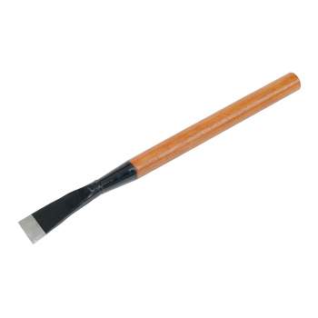 Timber Tuff TMW-08 24 Inch Long Steel Curved Blade Bark Spud with Comfortable Wooden Handle for Debarking Logs without Damaging Wood