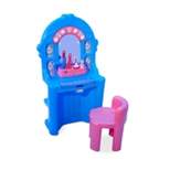 Little Tikes Ice Princess Magic Mirror Roleplay Vanity with Lights Sounds and Pretend Beauty Accessories