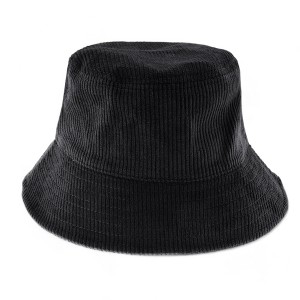 Alilang Corduroy Bucket Hat with Classic Design for a Stylish Casual Look - 1 of 4