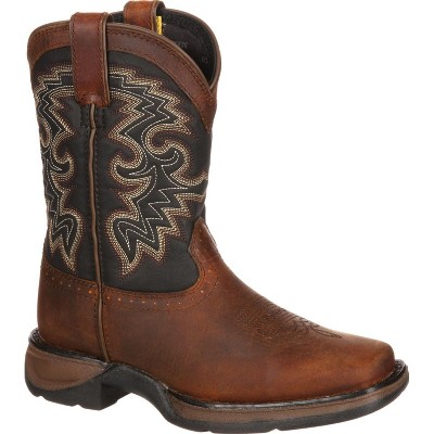 LIL' DURANGO Boys' Tan & Black Western Boot