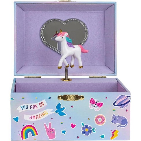 Jewelkeeper 8.4x14.8x10.6 Cm Musical Jewelry Box For Kids With Alphabet ...