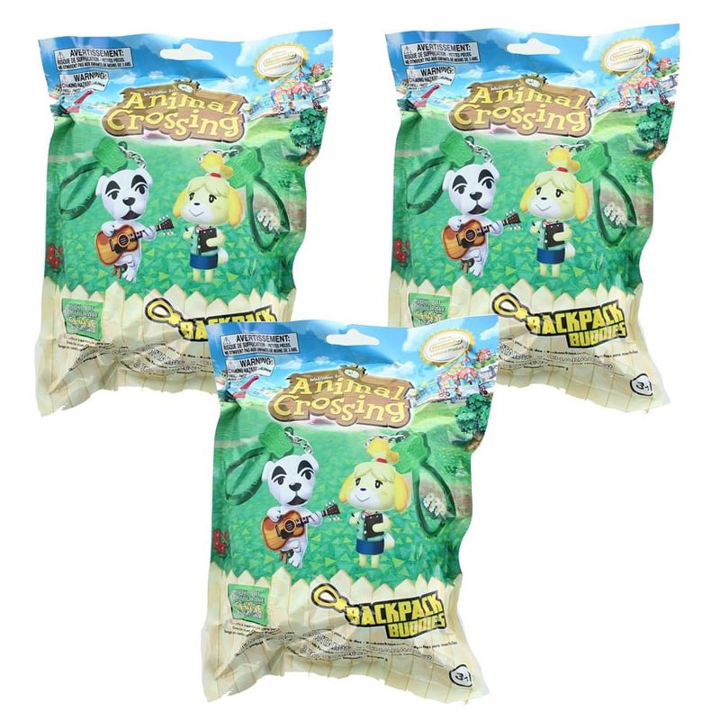 UCC Distributing Animal Crossing Blind Bagged 2-Inch Figure Hanger Lot of 3, 1 of 2