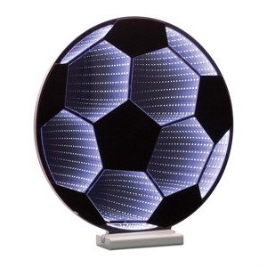 Soccer Ball Acrylic Tabletop Light 17 Inch Height for Sports Rooms and Fan Areas By Melrose - 1 of 3