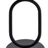 18.9" Metal Round End Table with Lantern-Shaped Pedestal and Tray-Style Top for Living Room - 4 of 4