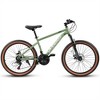 YONWAY 24 Inch Mountain Bike for Teenagers, High Carbon Steel Frame, Disc Brakes, Durable Design for School Commuting - 2 of 4