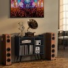 TIRAMISUBEST Record Player Stand with Vinyl Storage, Black Record Player Table Large, Vinyl Turntable Stand with Charging Station - 4 of 4
