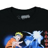 Seven Times Six Naruto Shirt Men's Naruto Uzumaki and Sasuke Uchiha Battle Poses Graphic Tee Black - 3 of 4