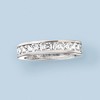 Ross-Simons 2.60 ct. t.w. Princess-Cut CZ Eternity Band in Sterling Silver - 4 of 4