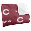Colgate University Logo Pattern Silky Touch Blanket White 50x60 - 3 of 4