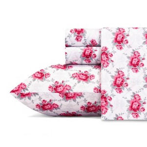 Printed Pattern Microfiber Sheet Set - Betseyville - 1 of 4