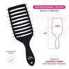 Milano Collection Professional Gentle Brush for Detangling Wigs, Toppers, and Natural Hair - 3 of 4