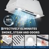 Range Hood 30 inch Under Cabinet, Stainless Steel Kitchen Vent Hood,Convertible Duct, Gesture, Touch & Remote Control, 3 Speed Settings - 3 of 4