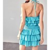 Women's Smocked Waist Ruffle Romper - DO+BE - 3 of 3