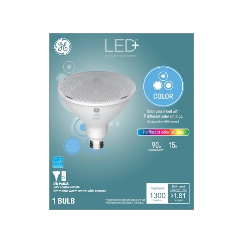 Ge 2pk Remote Included Led+ Color Changing Light Bulbs : Target