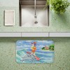 Stupell Industries Surfing Santa & Dolphins Printed Anti-Fatigue Floor Mat, design by Paul Brent, 30"x18" - 2 of 4