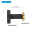 Unique Bargains 304 Stainless Steel Bathroom Wall Mounted Round Towel Hooks - 4 of 4