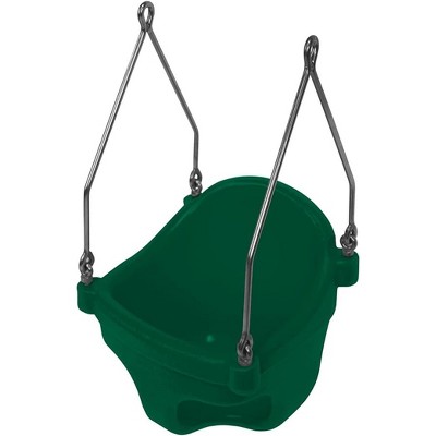 American Swing Products Jensen S175G Commercial Rotational Molded Full Bucket Seat - Green