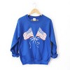 Simply Sage Market Flags Crossed Coquette Sweatshirt - 2 of 4