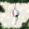 Old World Christmas 3.25 In Coach's Wistle Ornament Sports Fitness Trainer Tree Ornaments - 2 of 3