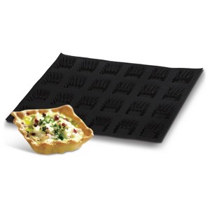 Sasa Demarle - Fluted Square Tartlets Flexipan, 24 Cavities - 1 of 3