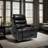 Large Electric Power Lift Recliner Chair for Elderly, 21¡± Seat Width, PU Leather Sofa with Vibration Massage, Lumbar Heat, Cup Holders & Side Pocket - 3 of 4