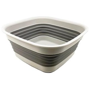 SAMMART 8L (2.1 Gallon) Collapsible Tub - Foldable Dish Tub - 1 of 4