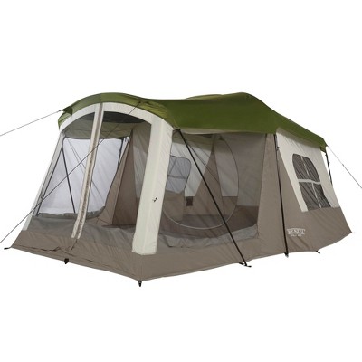 Wenzel Klondike 8-Person Large Outdoor Camping Tent w/Screen Room