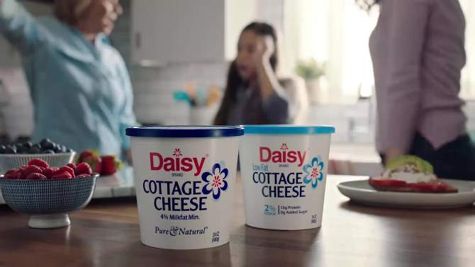 Daisy Low Fat 2% Small Curd Cottage Cheese - 1.5lbs, 2 of 6, play video