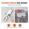 VEVOR Drywall Skimming Kit, Handle + Fixator Smoothing Knife Accessory, Professional Skim Coat Tools For Drywall, Wipe, Silver (No Blade) - 4 of 4