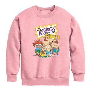 Boys' - Rugrats - Natural Wonder Graphic Long Sleeve Fleece Sweatshirt - 1 of 3