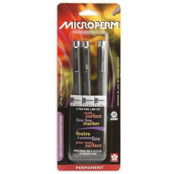 Sakura Microperm Fine-Line Pen Set set of 3 [Pack of 3] 74153-PK3