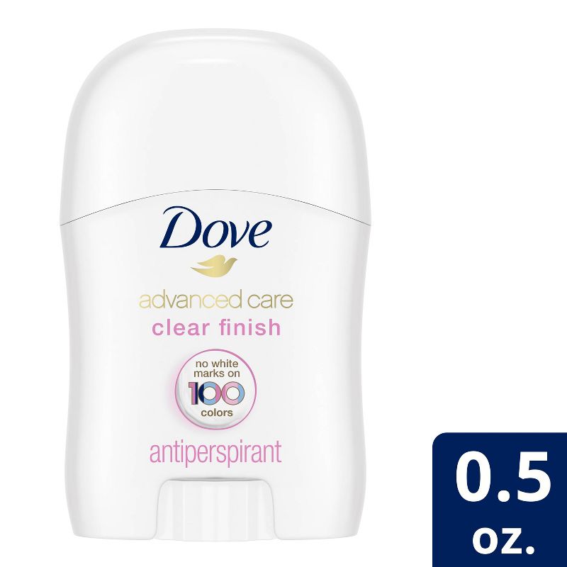 Dove Beauty Advanced Care Clear Finish Invisible Antiperspirant &#38; Deodorant Stick - 0.5oz - Trial Size, 1 of 7