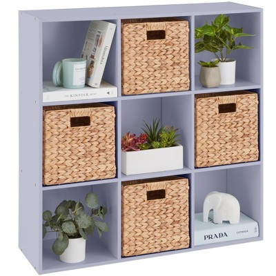 Best Choice Products 9-Cube Bookshelf, 11in Display Storage Compartment Organizer w/ 3 Removable Back Panels