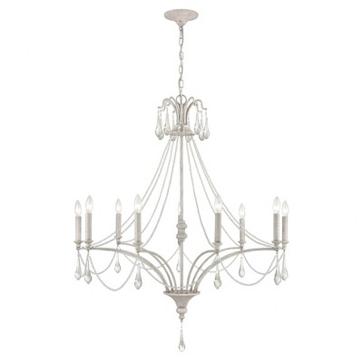 Elk Home French Parlor 9 - Light Chandelier in  Vintage White
