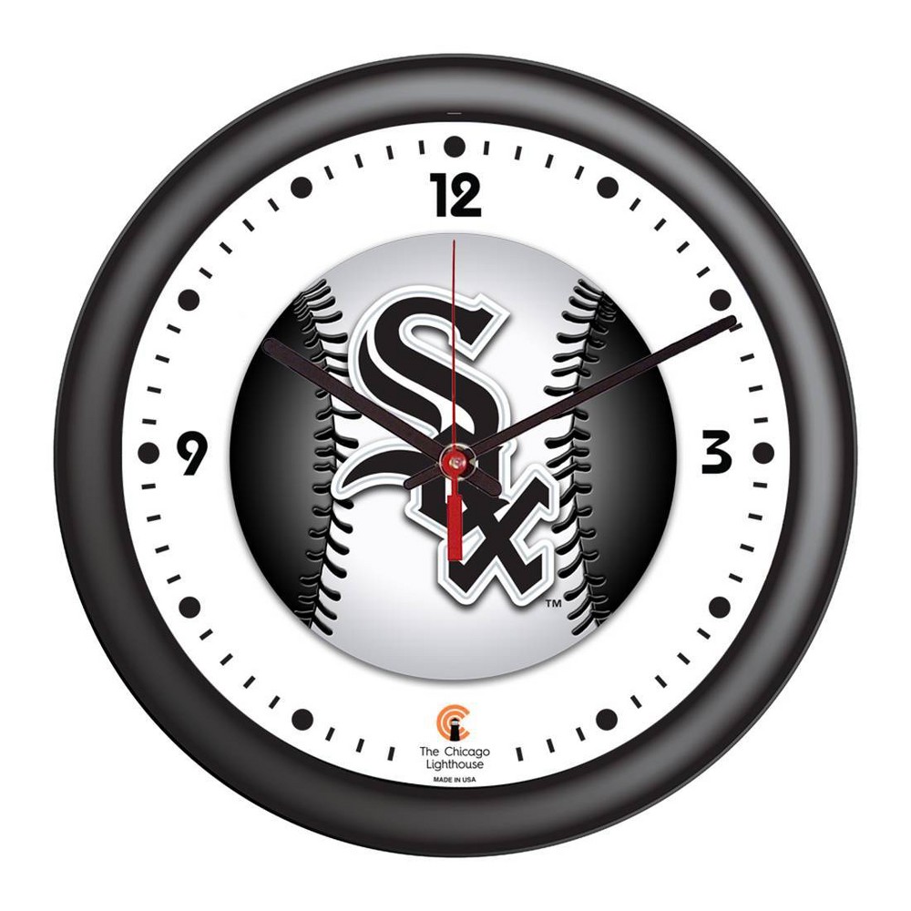 Photos - Wall Clock 14.5" Chicago White Sox Contemporary Body Quartz Movement Decorative Wall