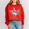 Valentine Goose Coquette - Women's Graphic Sweatshirt - 3 of 4