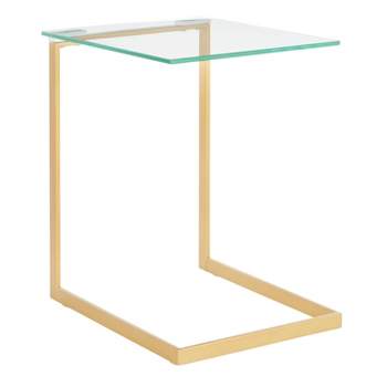 Roman Industrial Side Table Gold - LumiSource