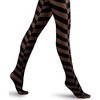 LECHERY¬Æ Women's Diagonal Stripe Tights (1 Pair) - 3 of 3