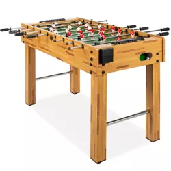 Best Choice Products 48in Competition Sized Soccer Foosball Table for Home, Game Room, Arcade w/ 2 Balls, 2 Cup Holders