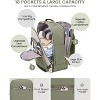 Paaaawaters 40L Travel Backpack for Women & Men, Airline Approved Carry On Luggage with 3 Packing Cubes - 4 of 4