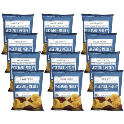 Made With Vegetable Medley Chips - Case of 12/5.5 oz