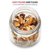Bormioli Rocco Quattro Stagioni Set of 12 Clear Airtight Mason Jars, Made from Food Safe Durable Glass, Made in Italy - 3 of 4